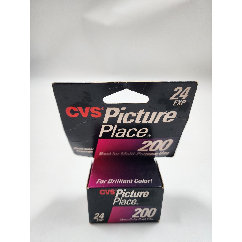 Vintage CVS Picture Place 200 ISO 35mm Color Print Film 24 Exp Expired 05/2000